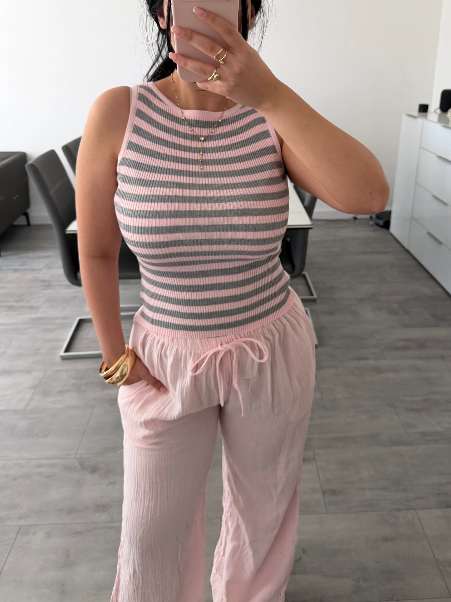 MUSSELIN HOSE MAVIE ROSA – Musselin Mode Miss Nova
