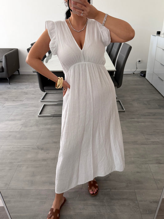 MUSSELIN KLEID MILENA