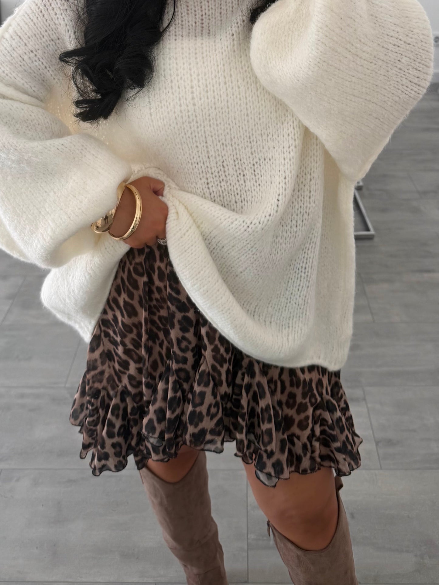 LEOPRINT VOLANTROCK MAYA – Damenmode bei Miss Nova