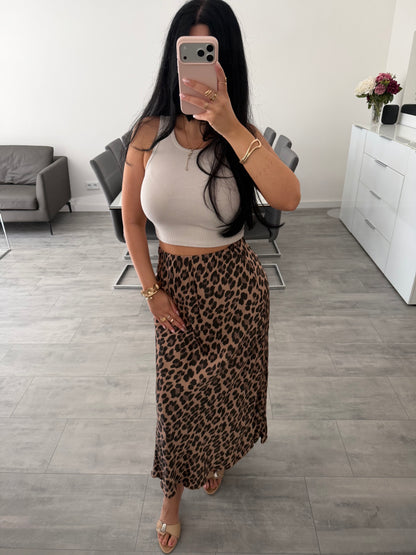 MAXI SEIDENROCK LEOPRINT