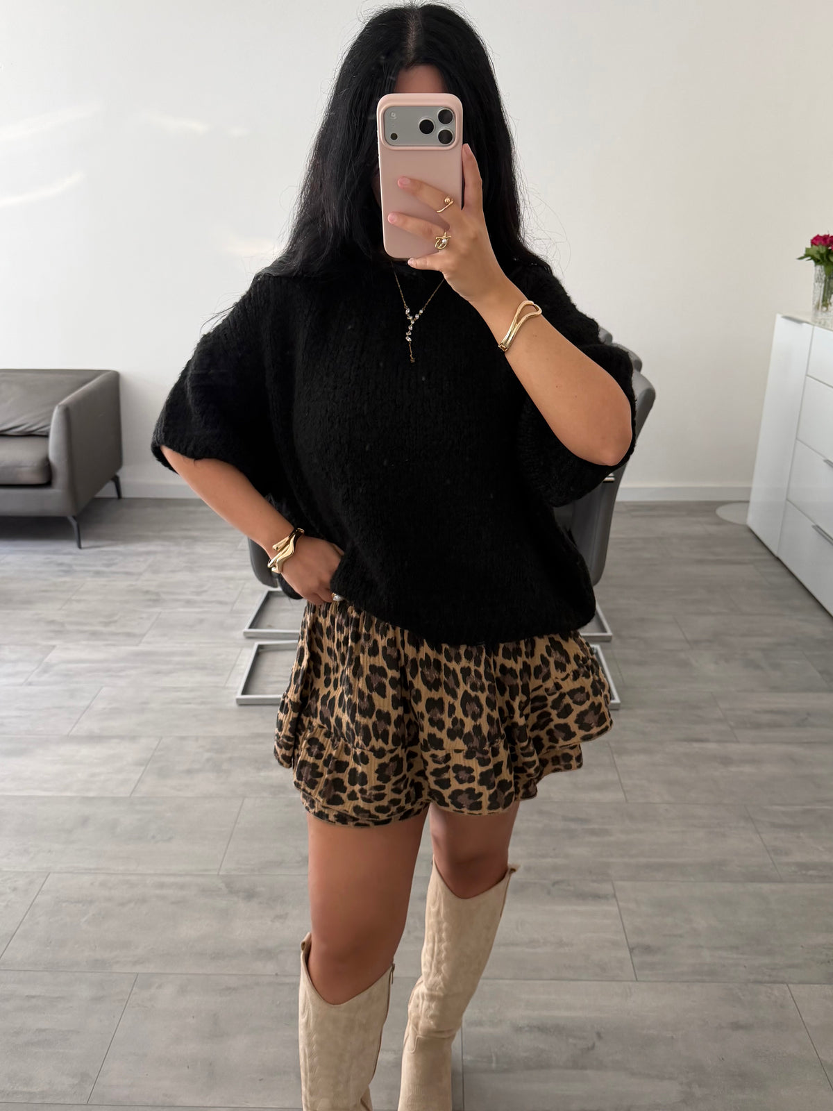 KURZARM PULLOVER NINA