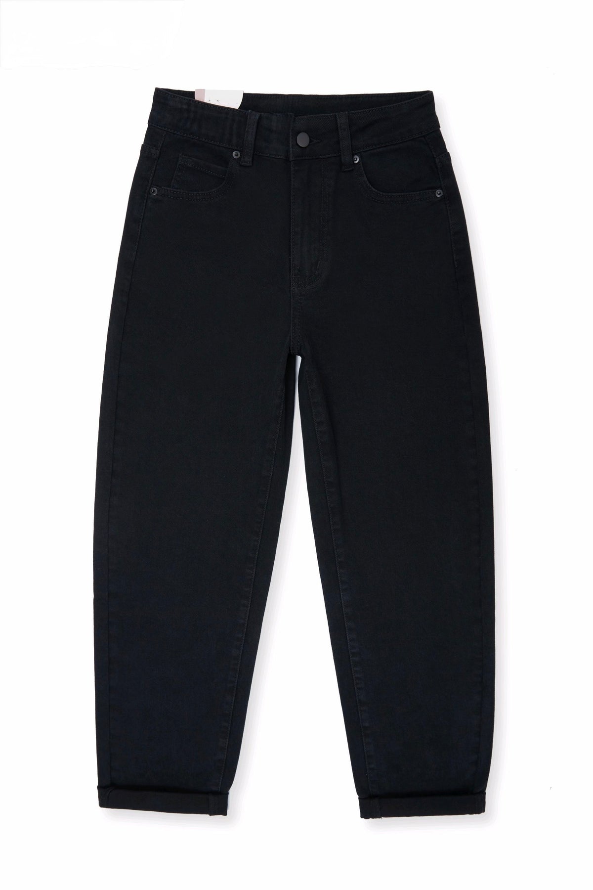 STRETCH MOM JEANS LANA SCHWARZ