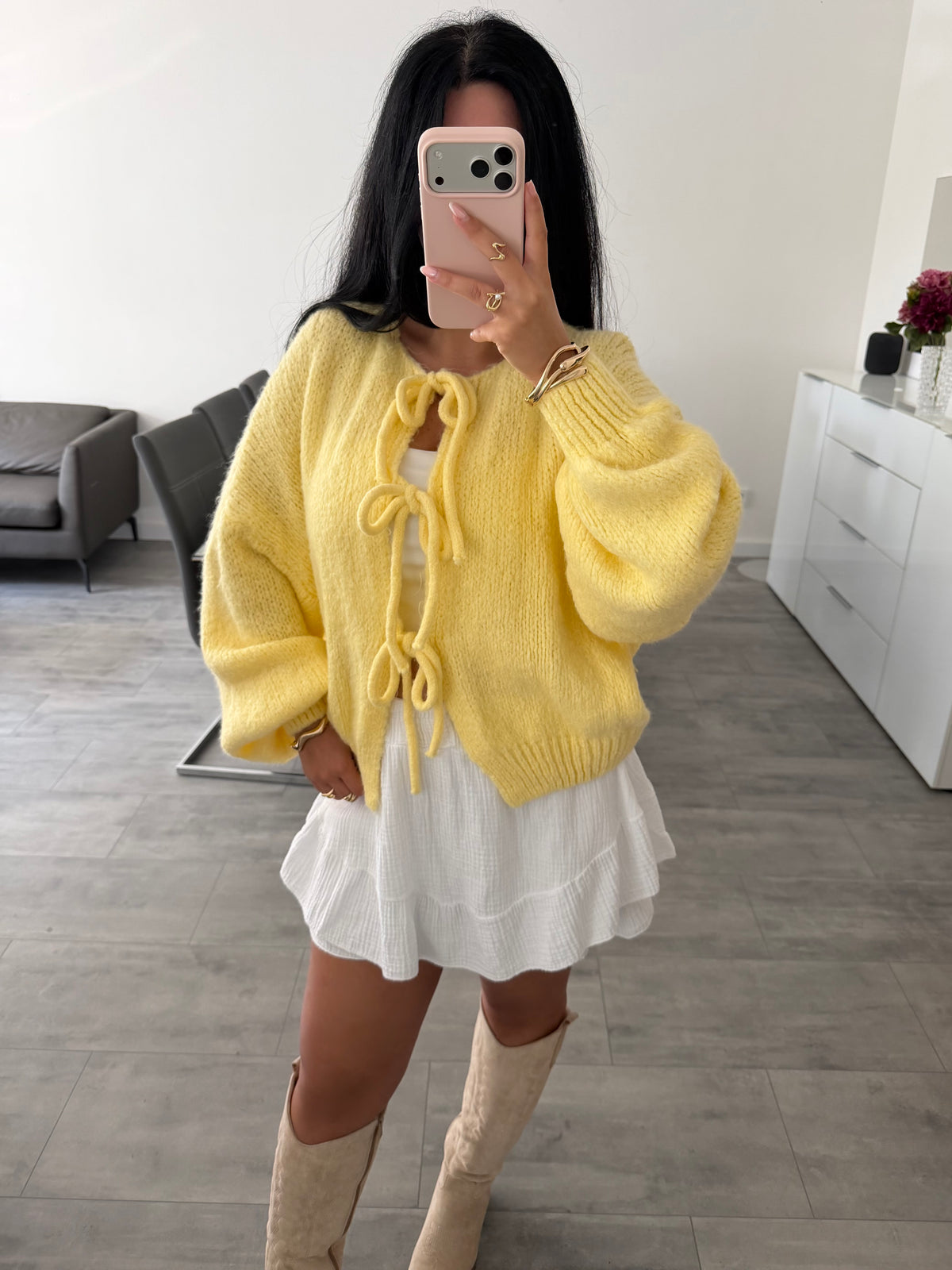 CARDIGAN MALIA MIT SCHLEIFE