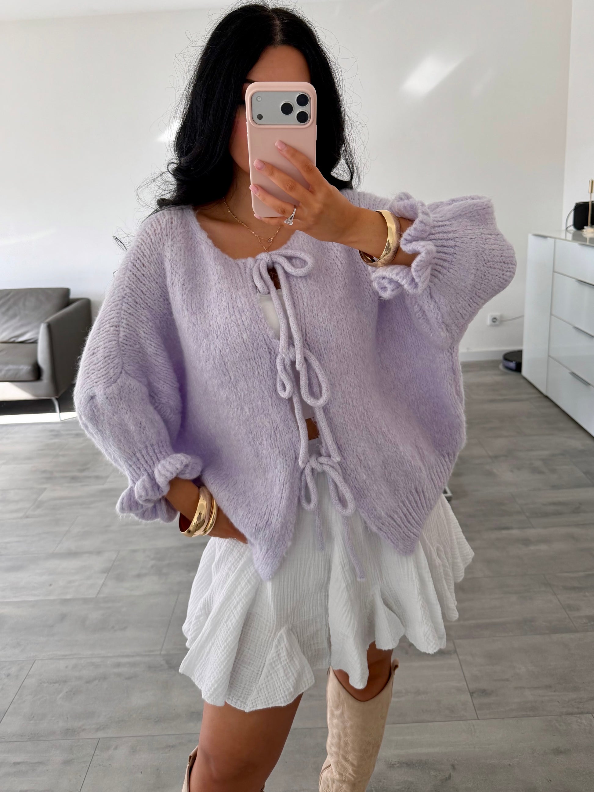 SCHLEIFEN CARDIGAN LEA – Damenmode bei Miss Nova
