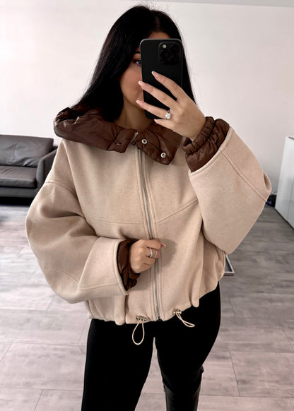 JACKE ELİN CREAM BEIGE