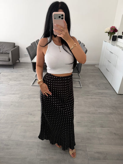 MAXI SEIDENROCK POLKA DOTS