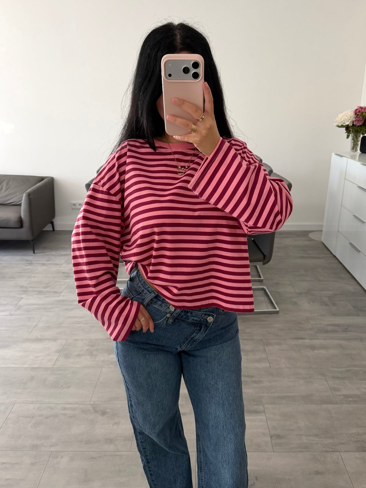 STRIPED COTTON LONGSLEEVE RUMI