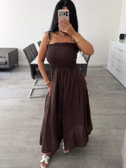 BAUMWOLLKLEID COSIMA MIT VERSTELLBAREN TRÄGERN
