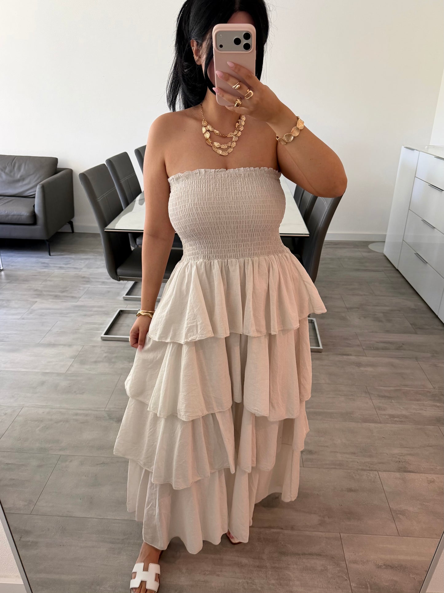 BAUMWOLL-MAXIKLEID SOPHIA – Damenkleid bei Missnova