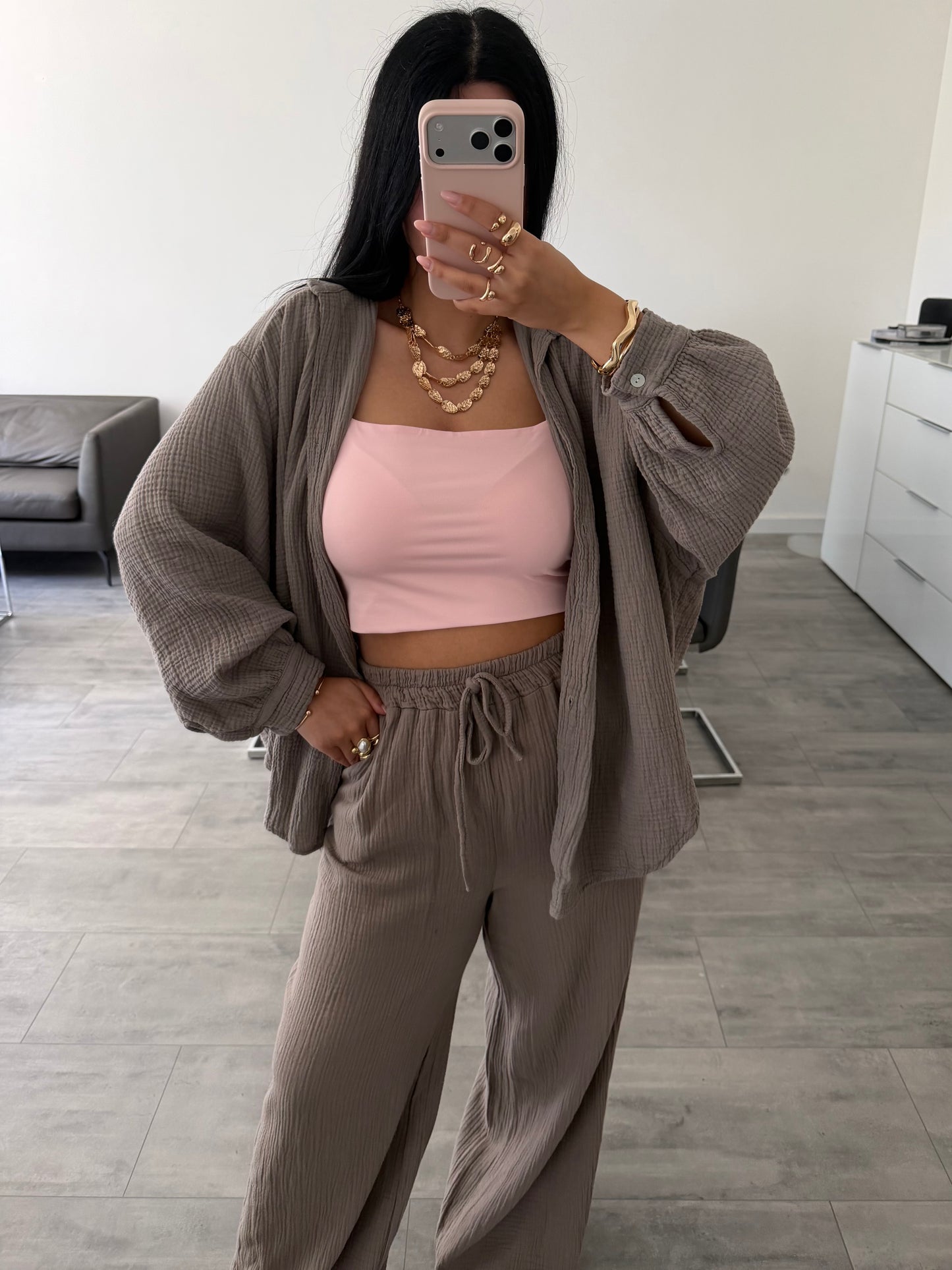MUSSELIN HOSE LEYA