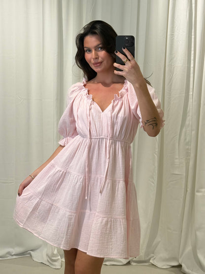 MUSSELIN BABYDOLLKLEID ELLA