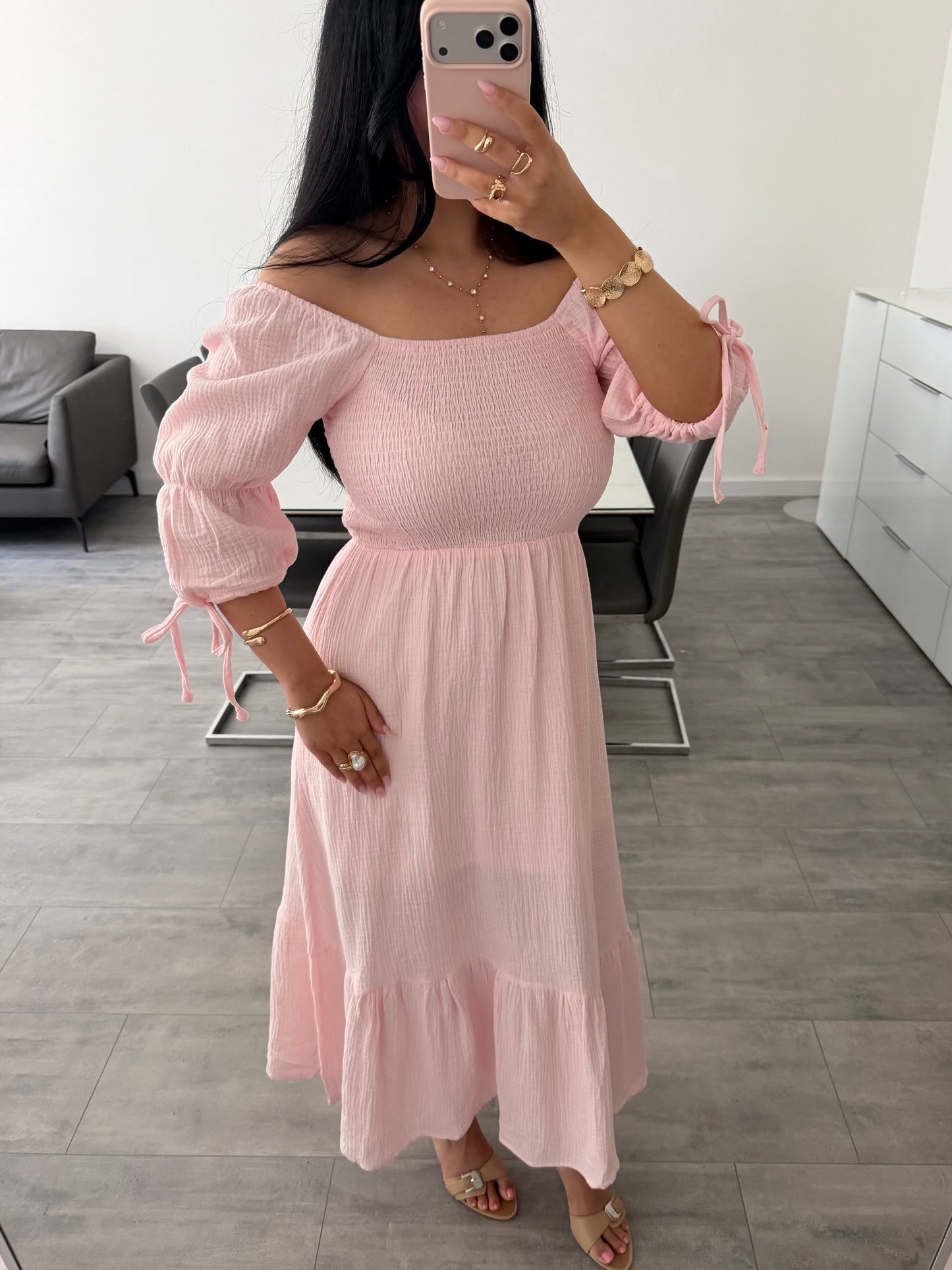 MUSSELIN KLEID HELEN