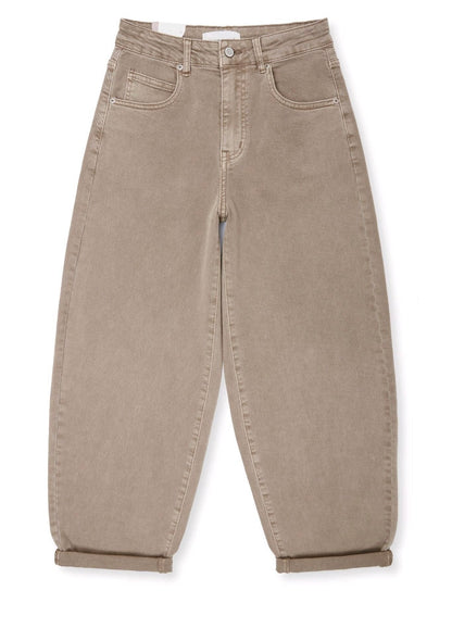 STRETCH BALLOON JEANS VALERIE CAMEL