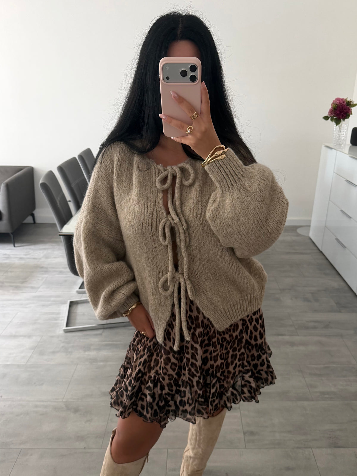 CARDIGAN MALIA MIT SCHLEIFE