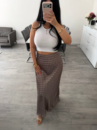 MAXI SEIDENROCK POLKA DOTS