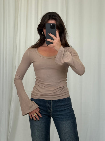 SOFT TOUCH LONGSLEEVE ANITA SOFT TAUPE