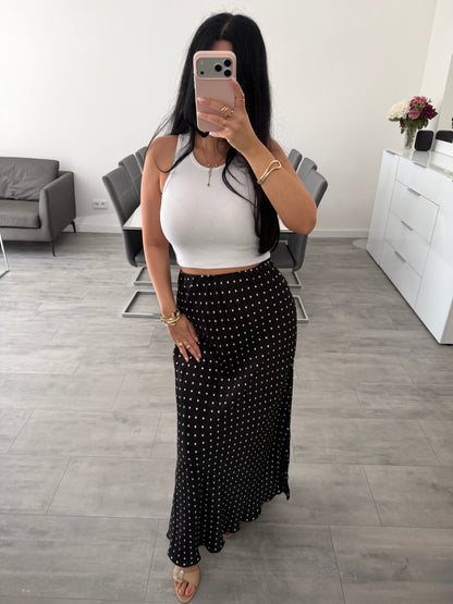 MAXI SEIDENROCK POLKA DOTS
