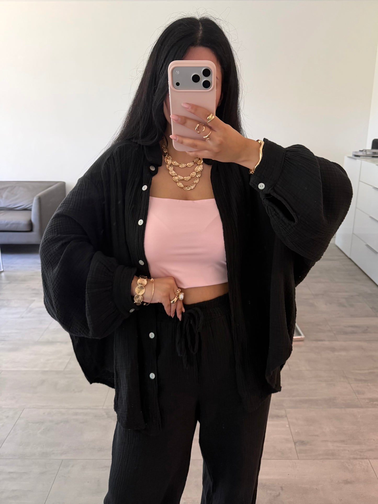 MUSSELIN HOSE LEYA