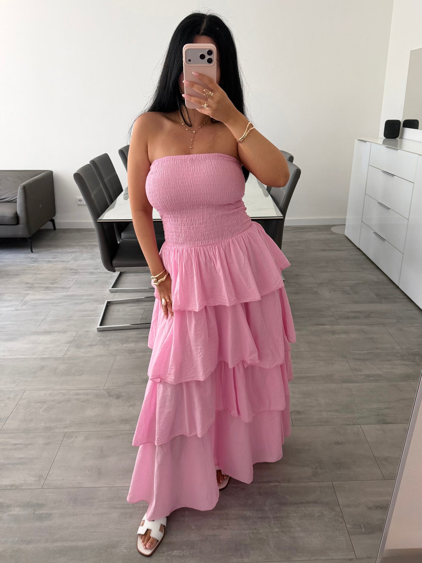 BAUMWOLL-MAXIKLEID SOPHIA