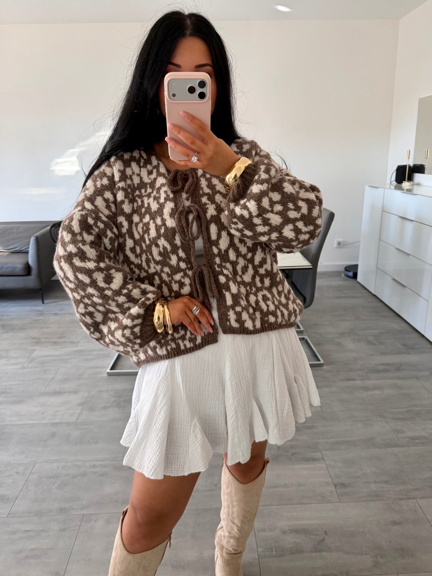 CARDIGAN NALA LEOPRINT – Miss Nova Damenmode