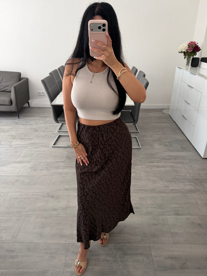 MAXI SEIDENROCK LEOPRINT