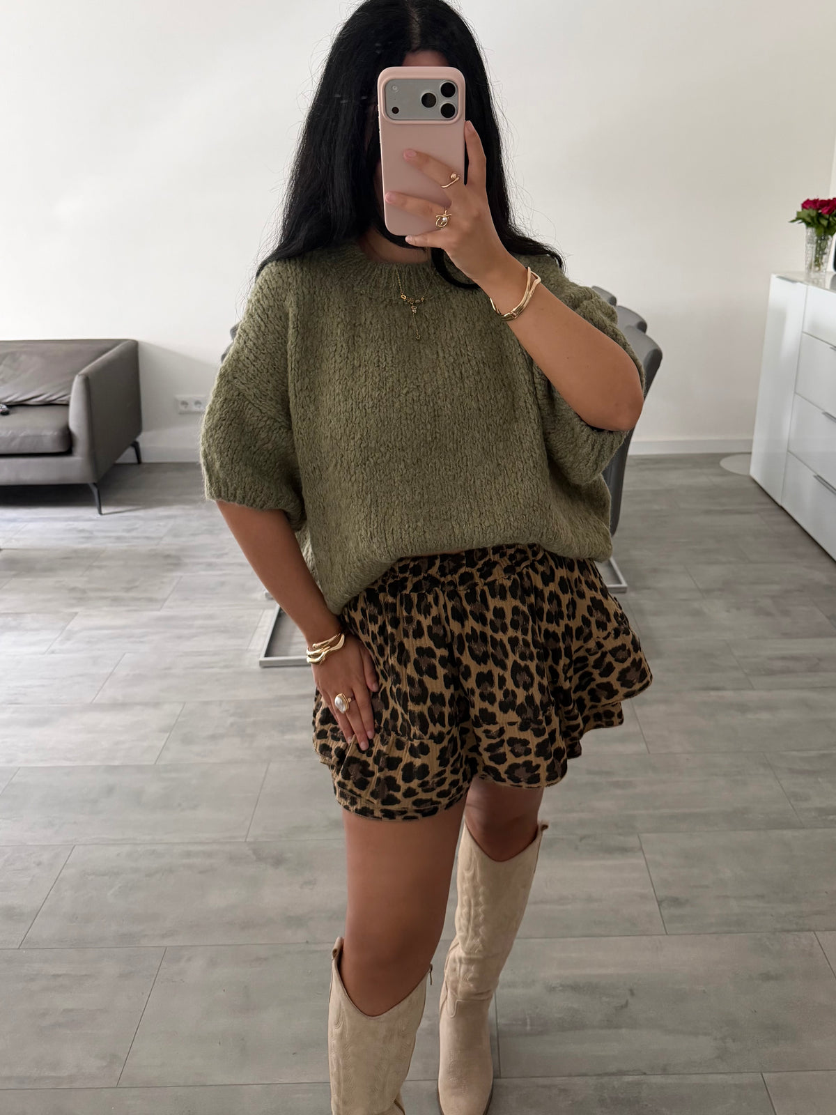KURZARM PULLOVER NINA