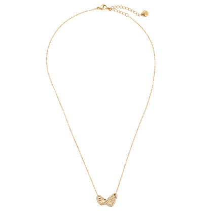 EDELSTAHL HALSKETTE DIAMOND BUTTERFLY – Miss Nova Damenmode