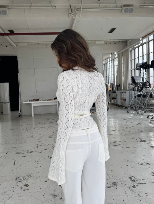 WICKEL-STRICKTOP ANNABELLE