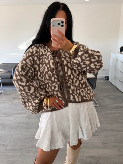 CARDIGAN NALA LEOPRINT – Damenmode bei Miss Nova