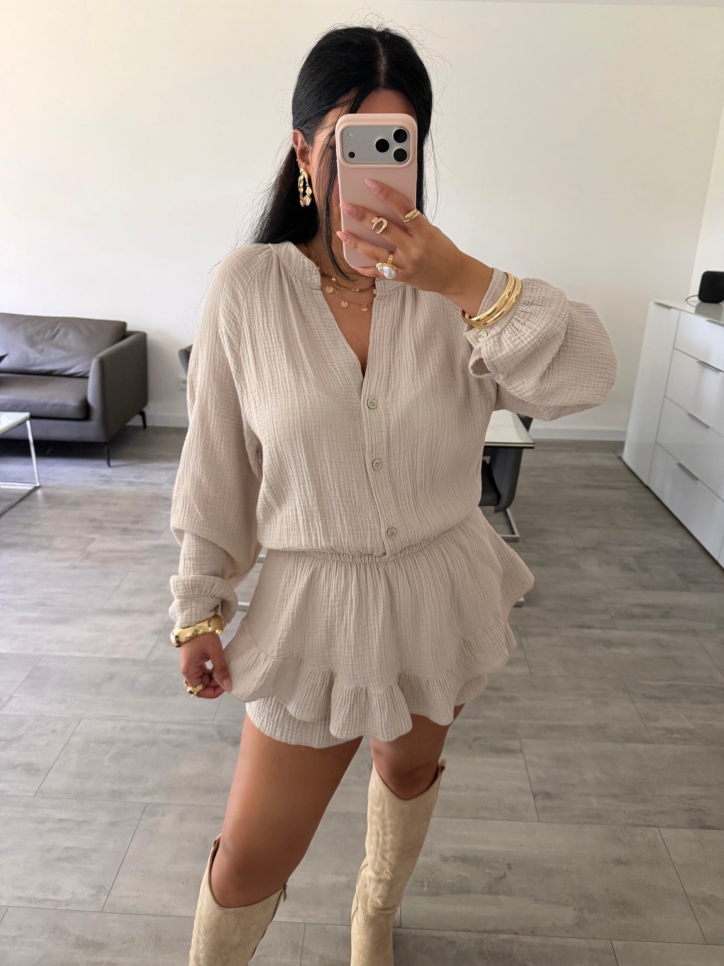MUSSELIN JUMPSUIT JILL