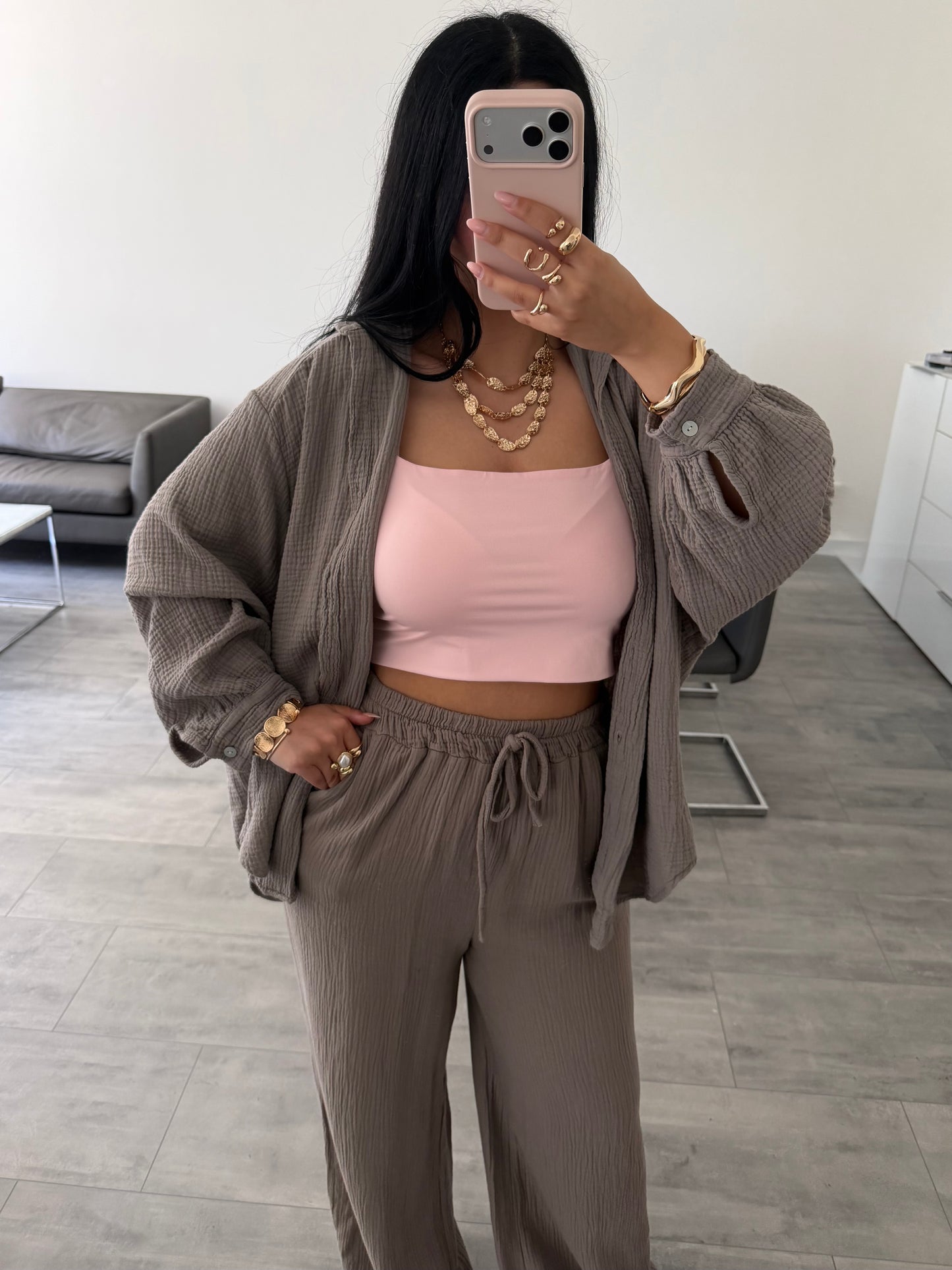 MUSSELIN HOSE LEYA