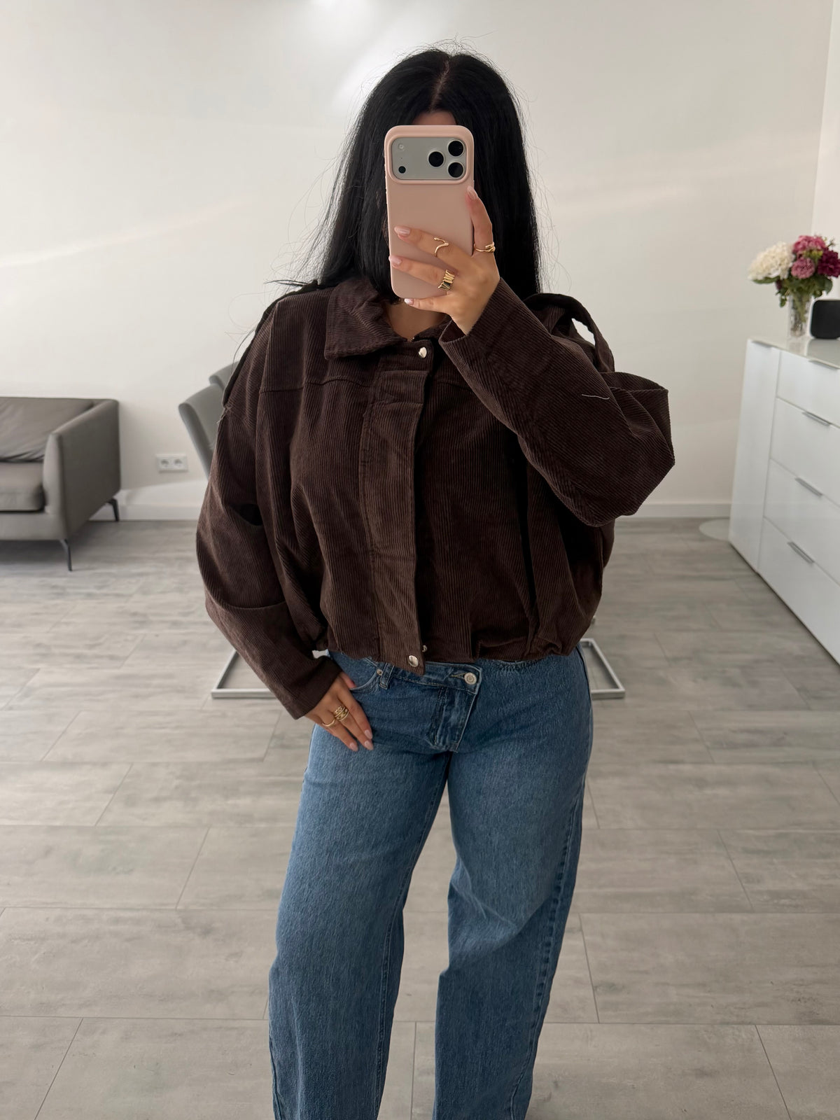 BAUMWOLL-CORDJACKE CASSIE