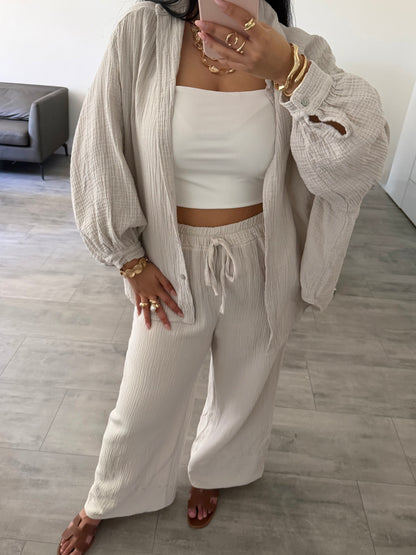 MUSSELIN HOSE LEYA