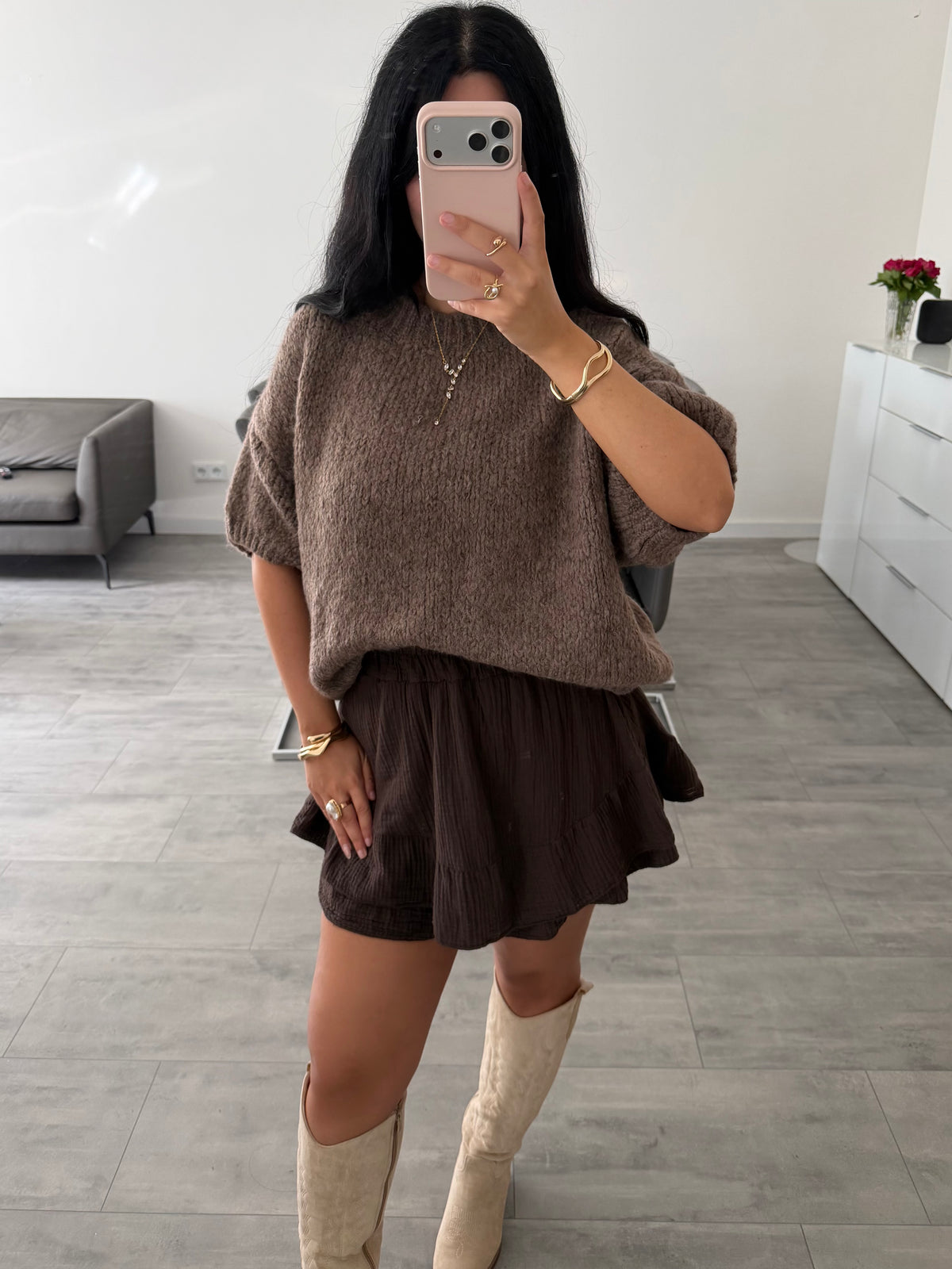 KURZARM PULLOVER NINA