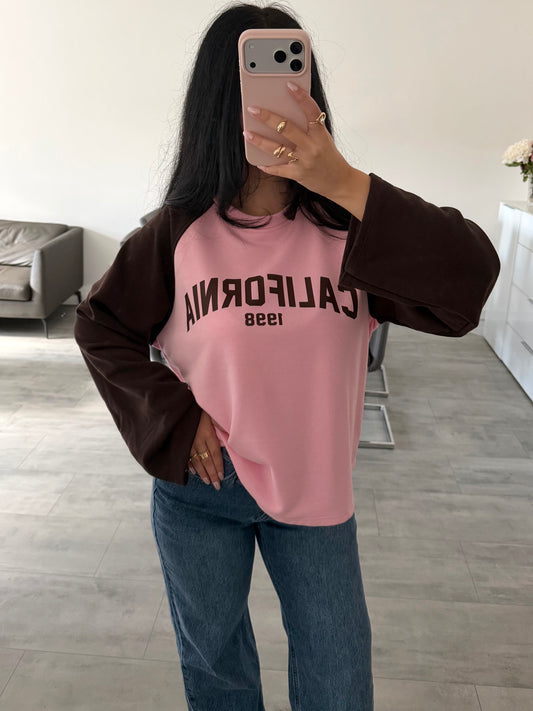 OVERSIZE SWEATSHIRT CALIFORNIA Musselin kaufen | Miss Nova
