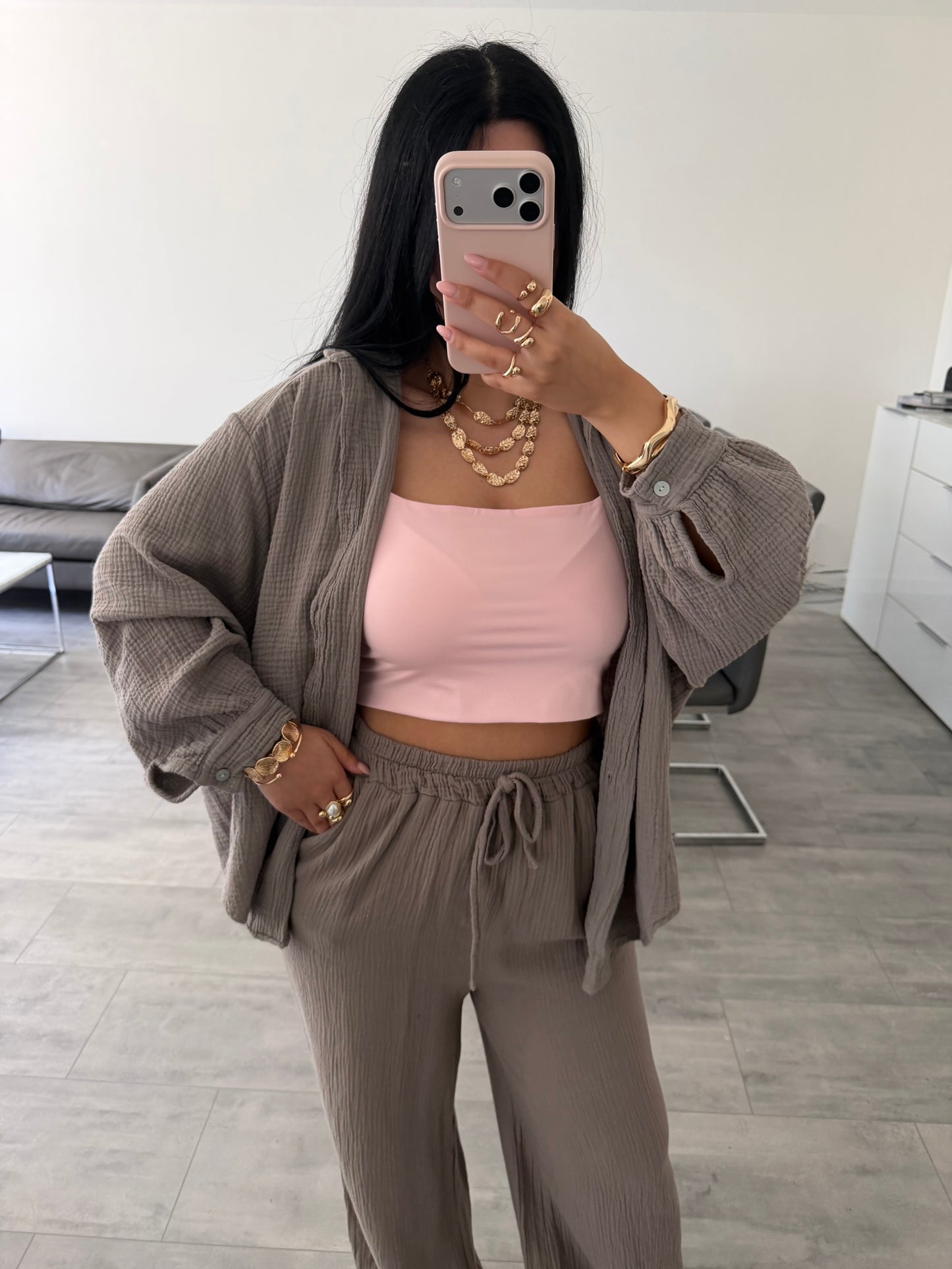 MUSSELIN HOSE LEYA