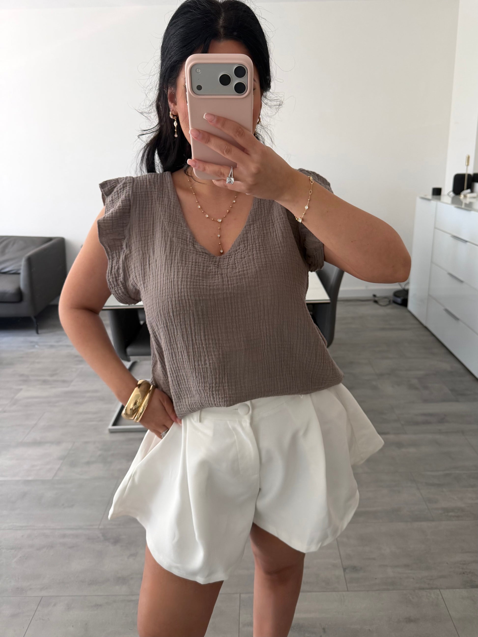 MUSSELIN TOP ESTHER – Musselin Mode Miss Nova