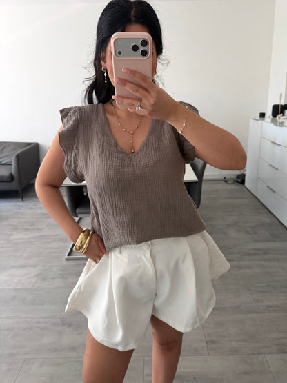 MUSSELIN TOP ESTHER – Musselin Mode Miss Nova