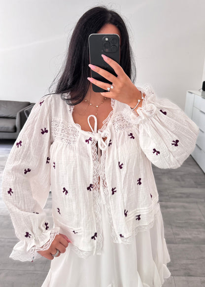 MUSSELINBLUSE MILANA