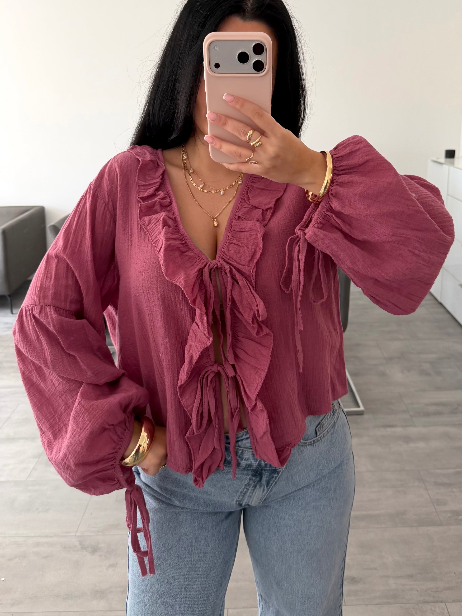 MUSSELINBLUSE DAHLIA – Musselin Mode Miss Nova