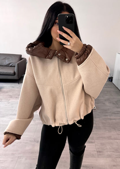 JACKE ELİN CREAM BEIGE