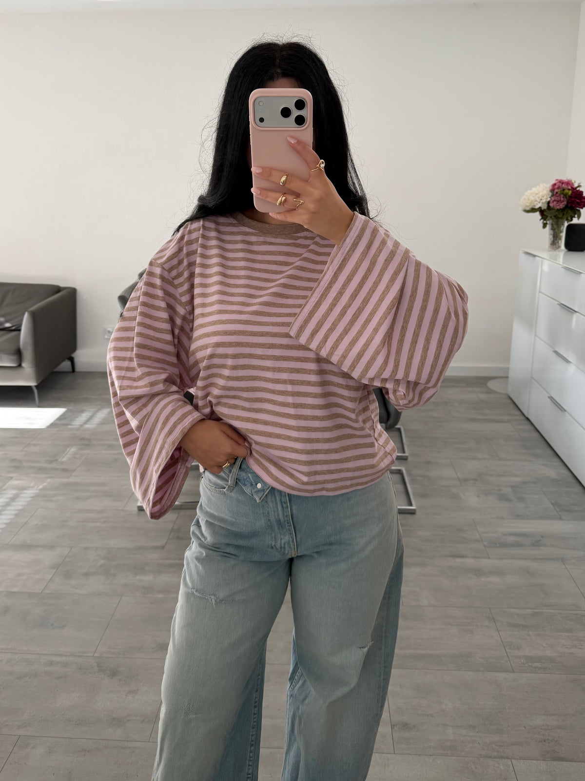 STRIPED COTTON LONGSLEEVE LINNEA