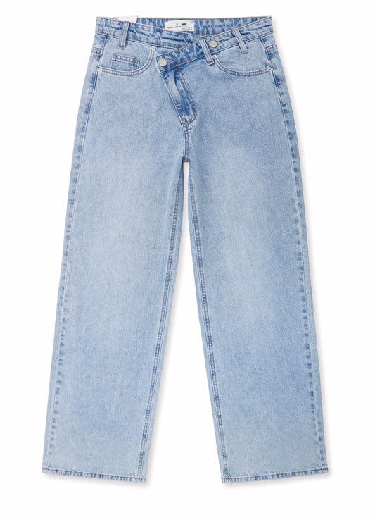 STRETCH STRAIGHT LEG JEANS EFFIE BLAU