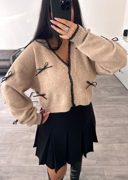 CARDIGAN CELINE TAUPE