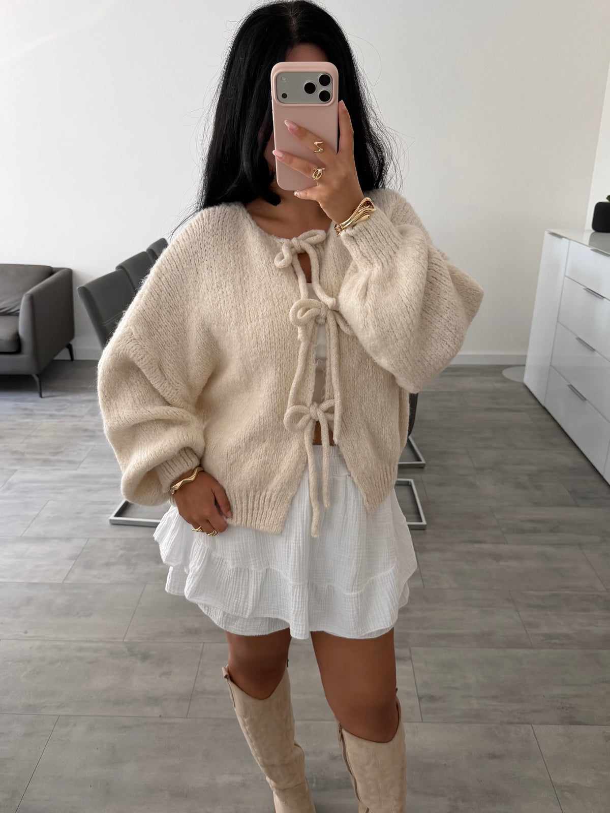 CARDIGAN MALIA MIT SCHLEIFE