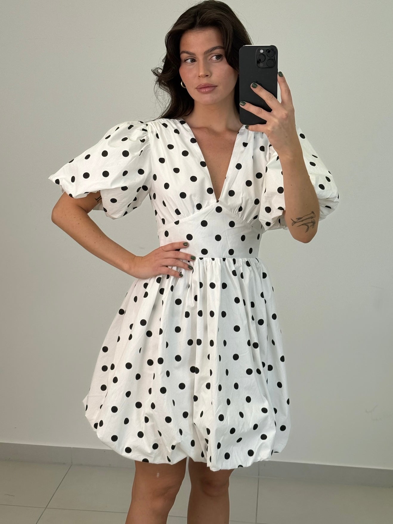 BAUMWOLLKLEID GEPUNKTET INES Ansicht 6 – Miss Nova Damenmode