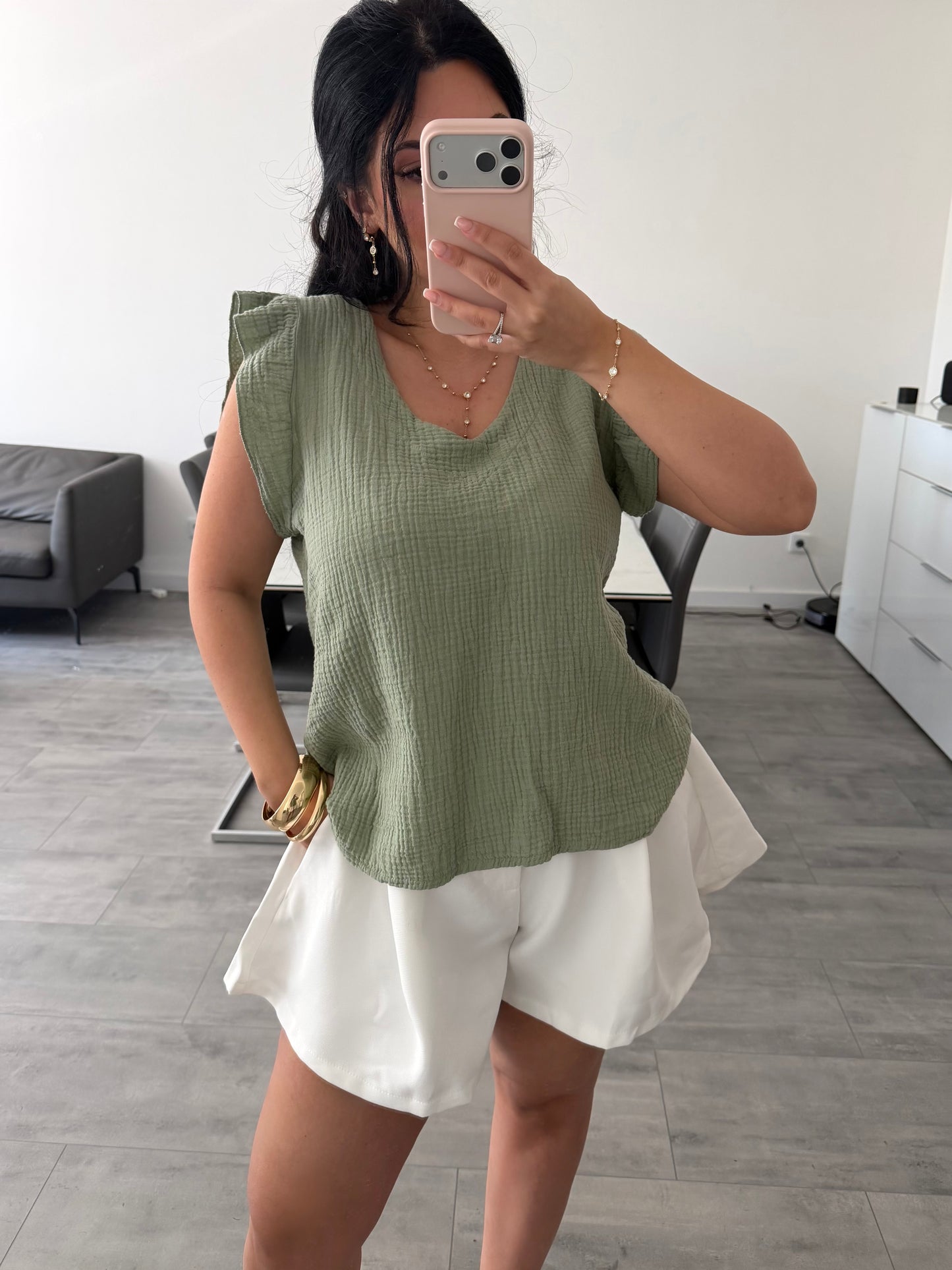 MUSSELIN TOP ESTHER – Musselin Mode Miss Nova
