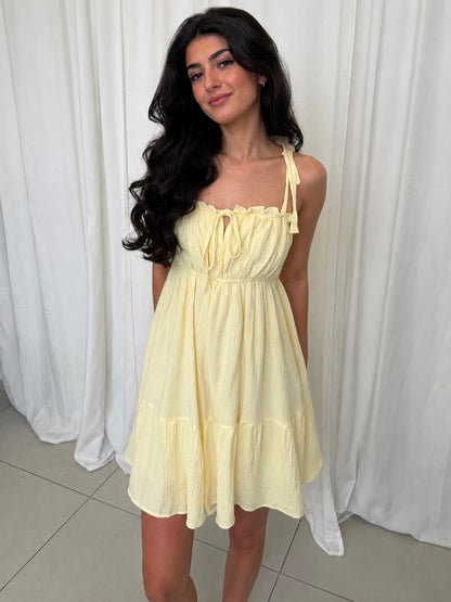 MUSSELIN KLEID AURORA KURZ – Musselin Kleid bei Missnova