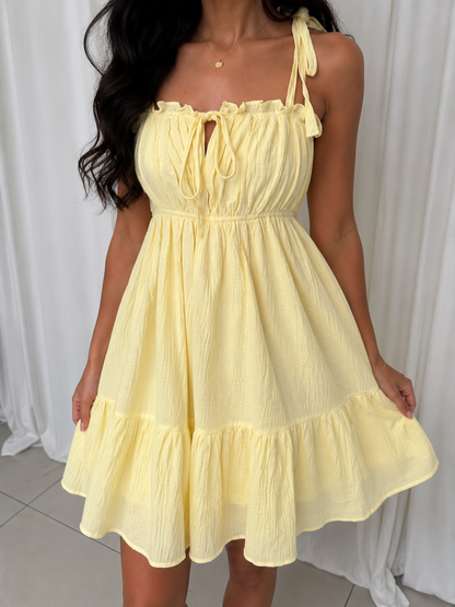 MUSSELIN KLEID AURORA KURZ – Musselin Kleid bei Missnova