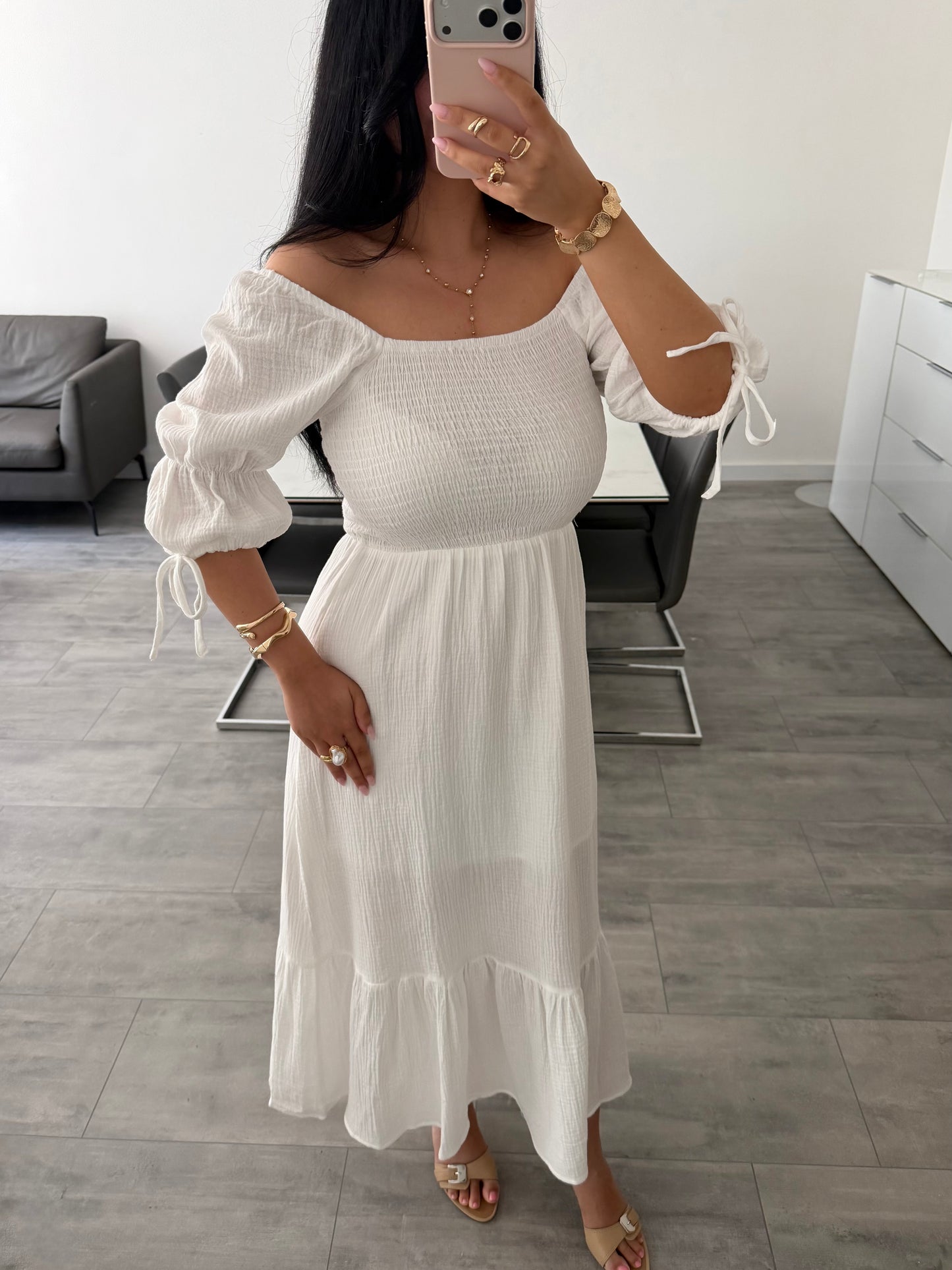 MUSSELIN KLEID HELEN